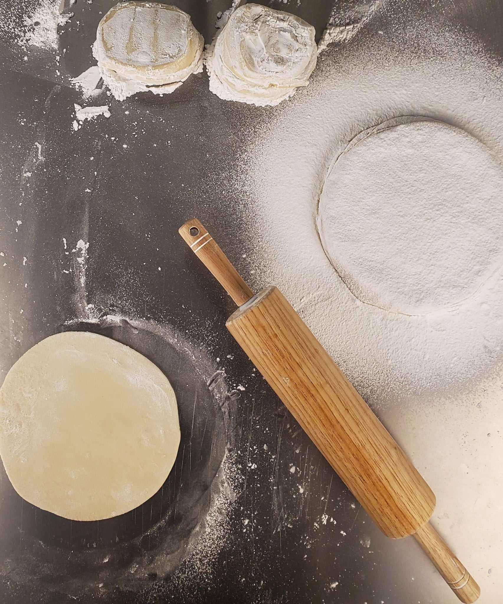 Baklava Filo Dough with Starch and Rolling Pin